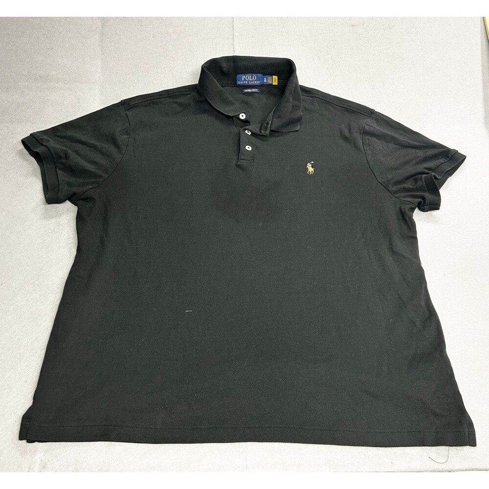Ralph Lauren Polo Kids Polo Black Youth XL